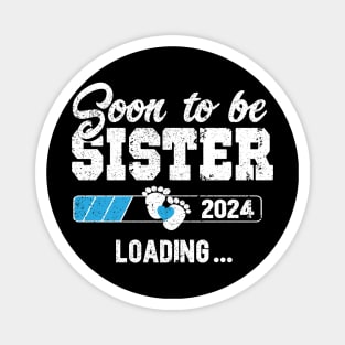 Soon to be sister 2024, announcement outfit pregnancy idea Magnet